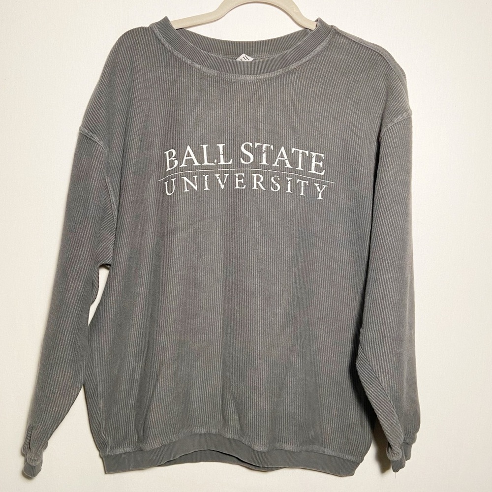 Chicka-d Ball State University Corded Crewneck Sweatshirt Womens Size‎ Small